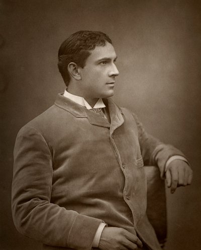 Maurice Barrymore brit színész, 1886 alkotó: Barraud