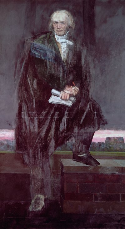 Beethoven portréja (befejezetlen) alkotó: Barry Fantoni