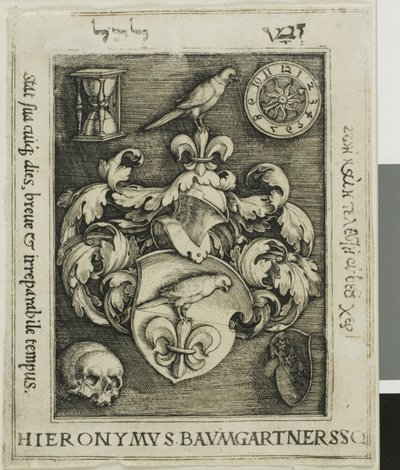 Hieronymous Baumgärtner könyvjelzője alkotó: Barthel Beham