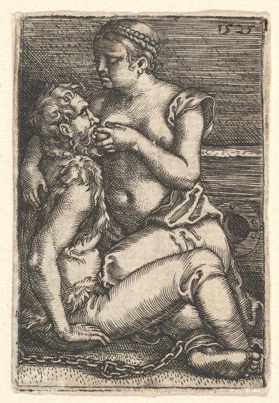 Cimon és Pero, 17. század közepe. alkotó: Barthel Beham