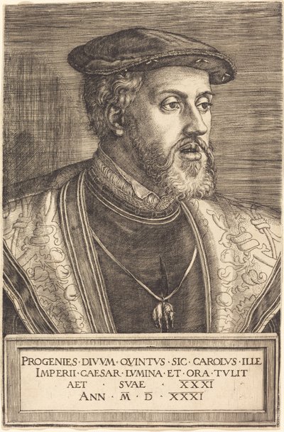 V. Károly császár alkotó: Barthel Beham