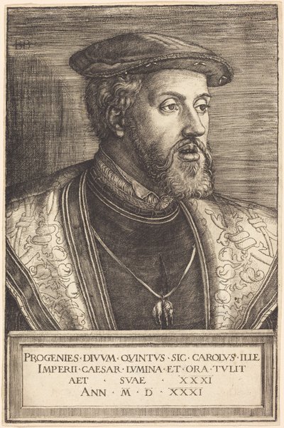 V. Károly császár alkotó: Barthel Beham