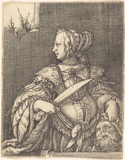 Judit a Holofernész fejével alkotó: Barthel Beham