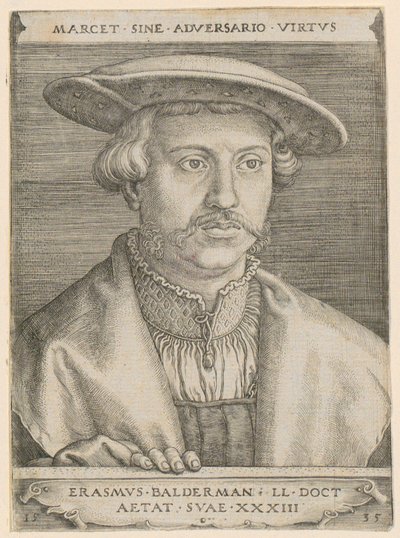 Erasmus Baldermann doktor portréja alkotó: Barthel Beham