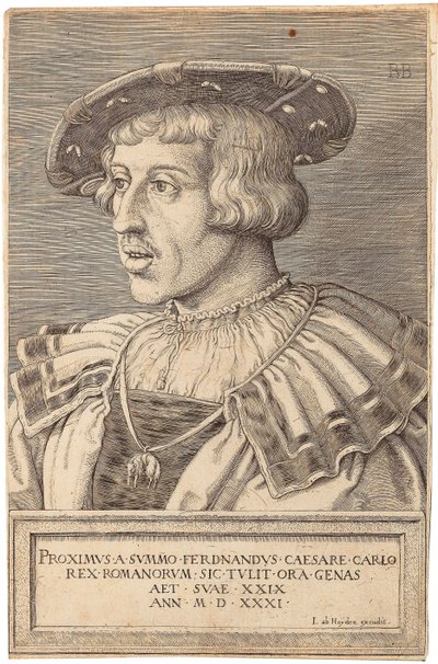 I. Ferdinánd császár portréja 1503-1564, 1531. alkotó: Barthel Beham