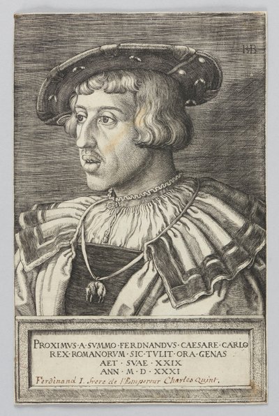 I. Ferdinánd császár portréja alkotó: Barthel Beham