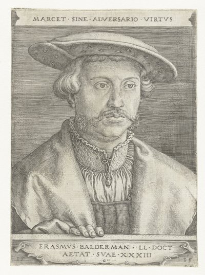 Erasmus Balderman portréja alkotó: Barthel Beham