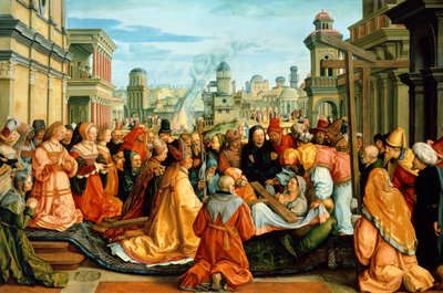 A Szent Kereszt legendája alkotó: Barthel Beham