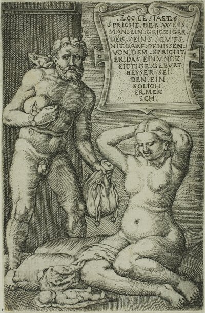 A fösvény és a vetélés alkotó: Barthel Beham