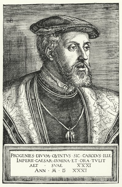 V. Károly, Szent-római császár alkotó: Barthel after Beham