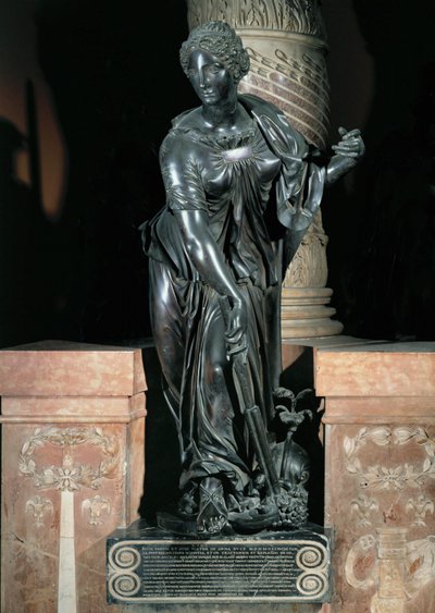Emlékmű a Connetable Anne de Montmorency szívével ellátott urnának ... alkotó: Barthelemy Prieur