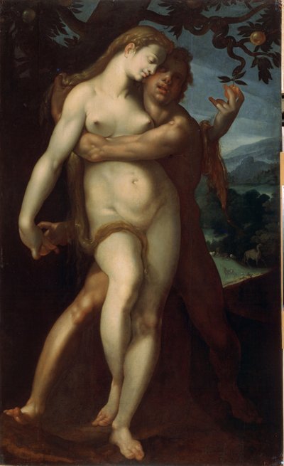 Ádám és Éva alkotó: Bartholomaeus Spranger