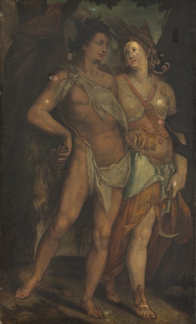 Ceres és Bacchus alkotó: Bartholomaeus Spranger