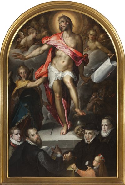 Nicolas Muller prágai árva sírfelirata - Prágai Nicolas Mueller ötvös sírfelirata - Bartholomeus Spranger (1546-1611). Olaj, vászon, kb. 1592. Nemzeti Galéria, Prága alkotó: Bartholomaeus Spranger