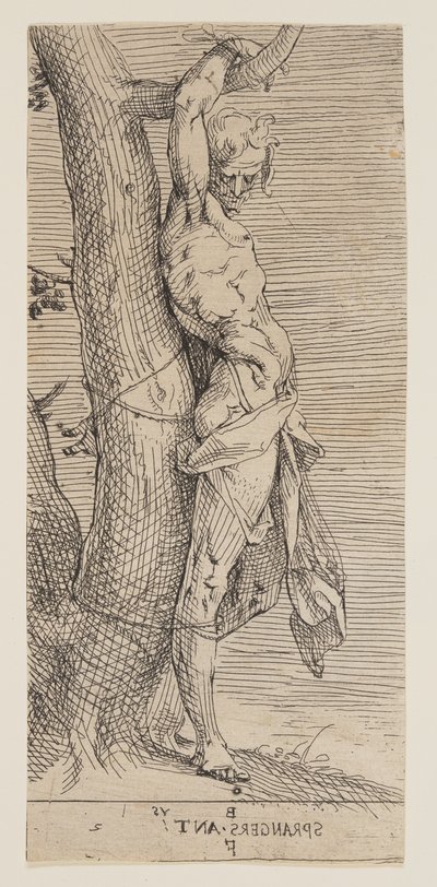 Szent Sebestyén alkotó: Bartholomaeus Spranger
