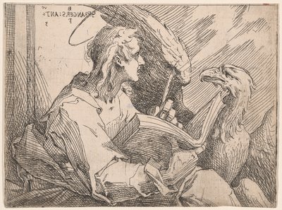Szent János evangélista alkotó: Bartholomaeus Spranger