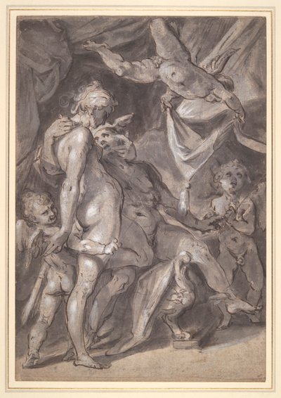Vénusz és Merkúr alkotó: Bartholomaeus Spranger