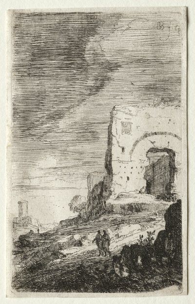 Caracalla fürdői alkotó: Bartholomeus Breenberg