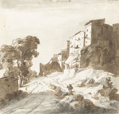 Bomarzo kastély, 1625 (toll) alkotó: Bartholomeus Breenbergh