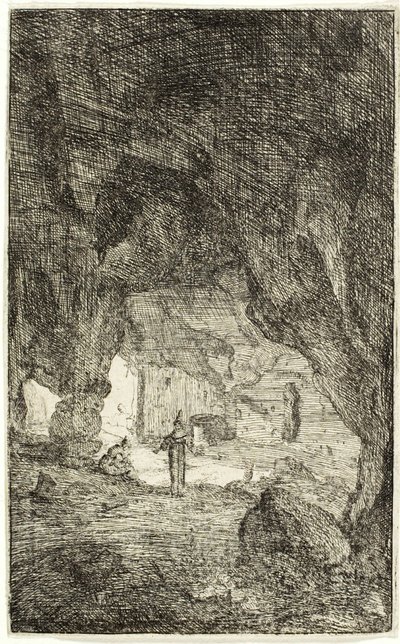 Barlang és testvérek, a Róma romjaiból alkotó: Bartholomeus Breenbergh