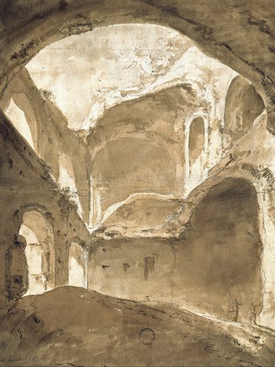 Egy ősi rom belseje alkotó: Bartholomeus Breenbergh