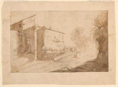 Olasz falu alkotó: Bartholomeus Breenbergh
