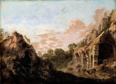 Táj romokkal alkotó: Bartholomeus Breenbergh