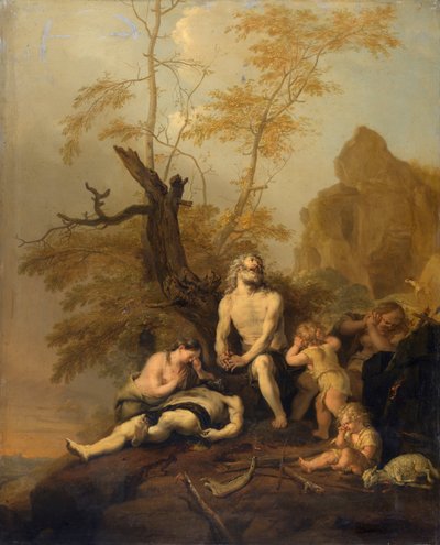 Ábel halála alkotó: Bartholomeus Breenbergh