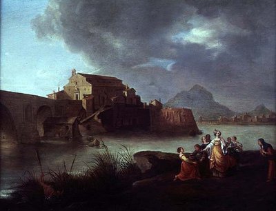 Mózes megtalálása (olaj, tábla) alkotó: Bartholomeus Breenbergh