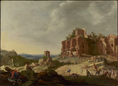 Szent István megkövezése alkotó: Bartholomeus Breenbergh