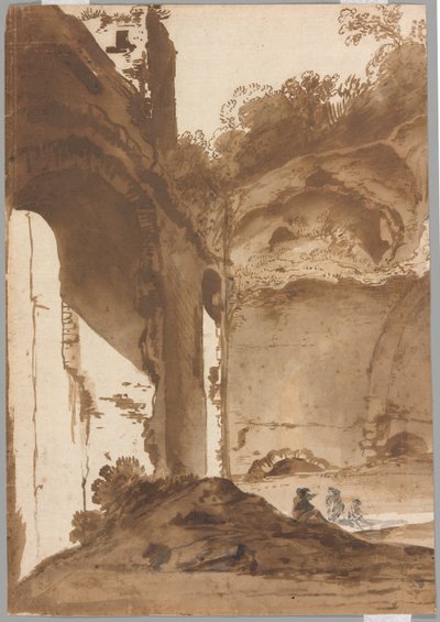 Maecenas villája Tivoliban alkotó: Bartholomeus Breenbergh
