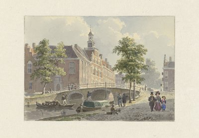 A hágai Spui délre nézve alkotó: Bartholomeus Johannes van Hove