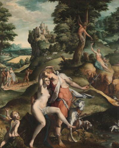 Vénusz és Adonisz alkotó: Bartholomeus Spranger