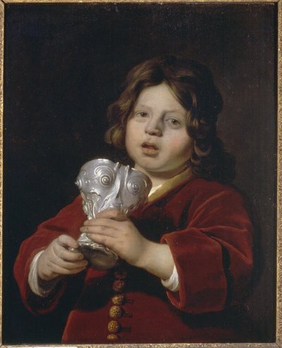 Portré egy fiúról, kezében ezüst ivócsészével alkotó: Bartholomeus van der Helst