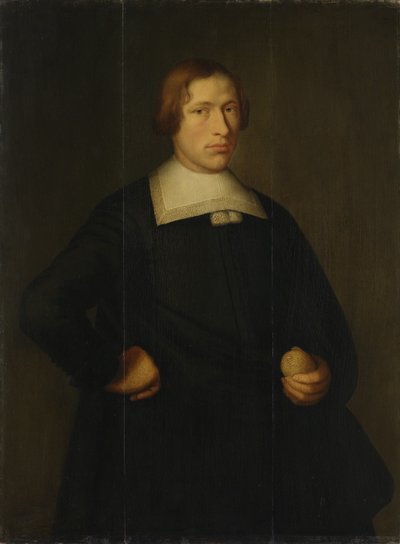 Fiatal férfi portréja citrommal alkotó: Bartholomeus van der Helst