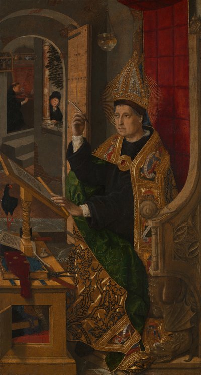 Szent Ágoston, 147785. alkotó: Bartolomé Bermejo