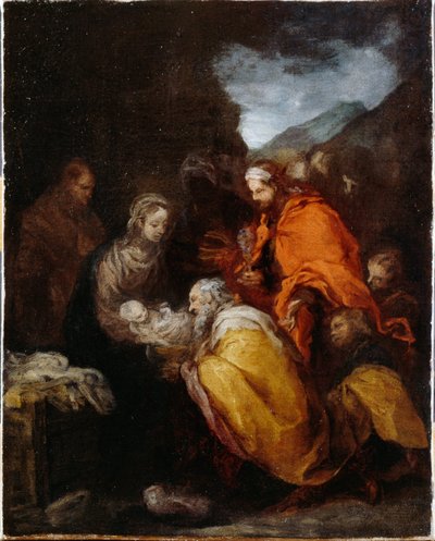A mágusok imádása alkotó: Bartolomé Esteban Murillo