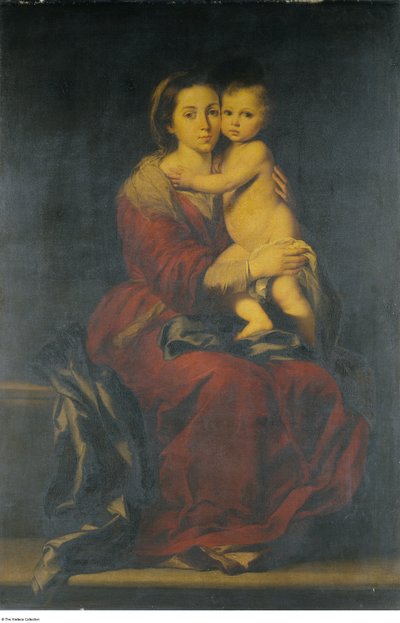Bartolomé-Esteban Murillo után - A Szűzanya és gyermeke, 1660 körül - 1699 körül alkotó: Bartolomé Esteban Murillo
