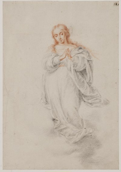 Szeplőtelen fogantatás, Szűz Mária alkotó: Bartolomé Esteban Murillo