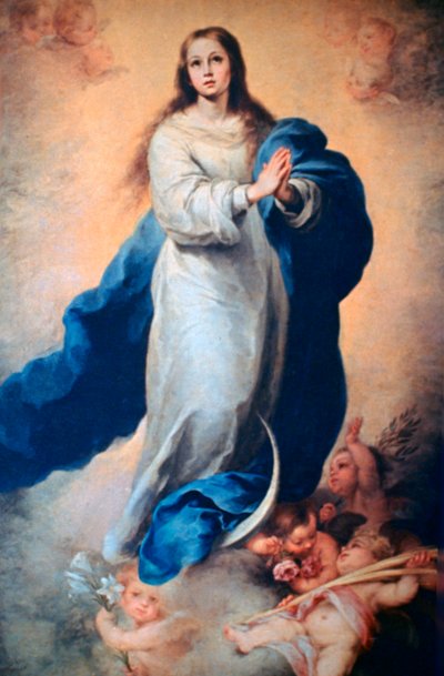 Szeplőtelen fogantatás, 1665-1670 alkotó: Bartolomé Esteban Murillo