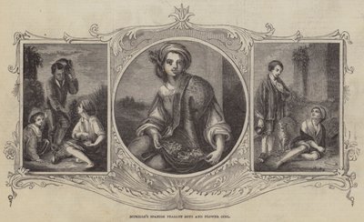 Murillo spanyol parasztfiúk és viráglány alkotó: Bartolomé Esteban Murillo