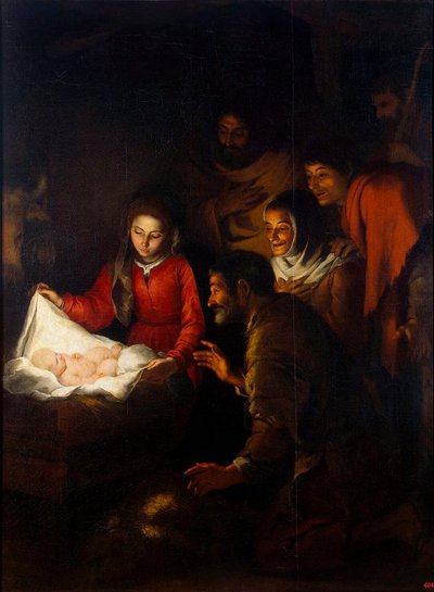 A Pásztorok imádata, 1650. alkotó: Bartolomé Esteban Murillo