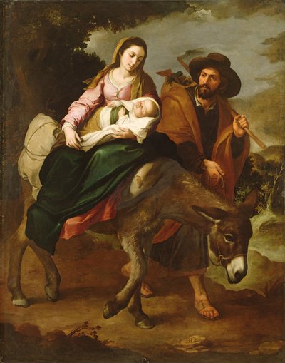 Repülés Egyiptomba, 164750 körül alkotó: Bartolomé Esteban Murillo