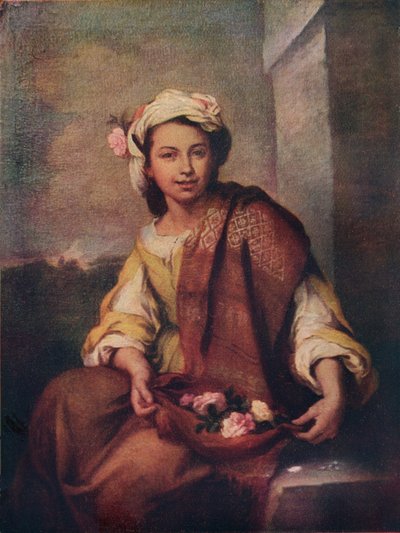 A viráglány, 1665-70 alkotó: Bartolomé Esteban Murillo