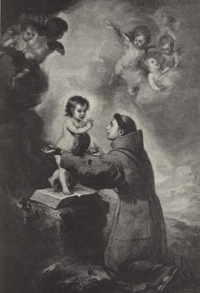 Páduai Szent Antal látomása alkotó: Bartolomé Esteban Murillo