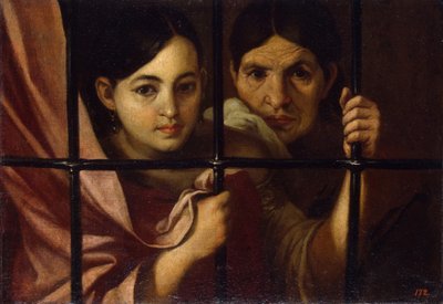 Két nő a rács mögött, 1645 alkotó: Bartolomé Esteban Murillo