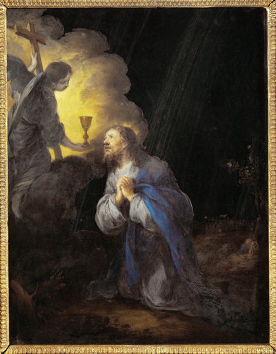 Le Christ au jardin des oliviers - Krisztus a Gecsemáné kertben ... alkotó: Bartolome Esteban (school of) Murillo