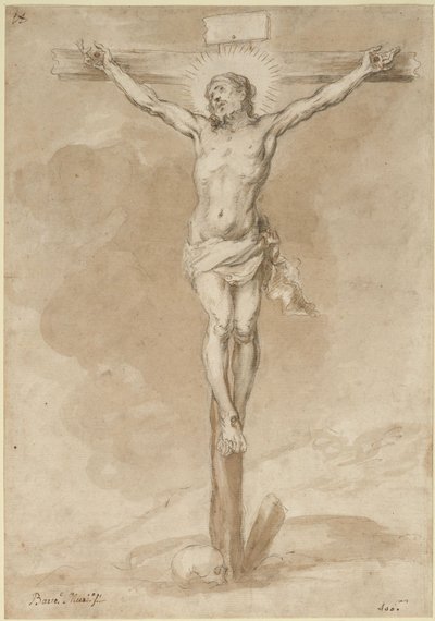 Krisztus a kereszten alkotó: Bartolomé Esteban Murillo