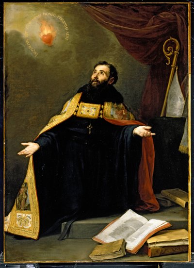 Szent Ágoston extázisban alkotó: Bartolomé Esteban Murillo