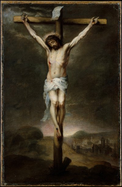 A keresztre feszítés alkotó: Bartolomé Esteban Murillo